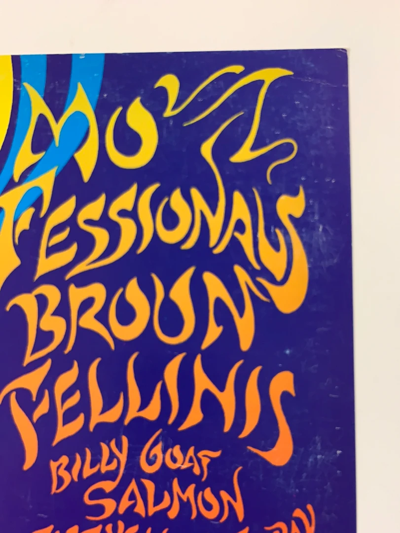 FD/ID 09 Zachary Richard - 1996 Mark Henson Poster Maritime Hall San Fran 1st Gig Posters