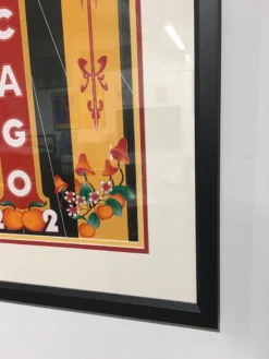 The Allman Brothers Band - 2002 Daniel Bretz Poster Chicago FRAMED