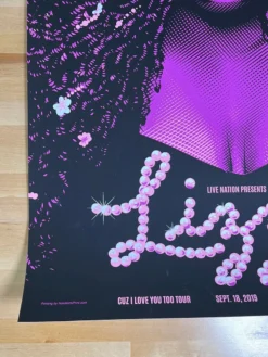 Lizzo - 2019 Tracie Ching Poster Philadelphia, PA The Met