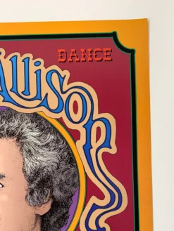 Gig Posters FD/ID 3 Mose Allison - 1995 Gilbert V. Johnson Poster Maritime Hall San Fran 1st