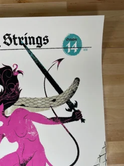 Billy Strings - 2021 Delicious Design League Poster Denver, CO 10/14 1st