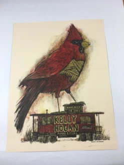 Kelly Hogan W/ Mark Eitzel - 2013 Dan Grzeca Poster Chicago, IL Old Town School