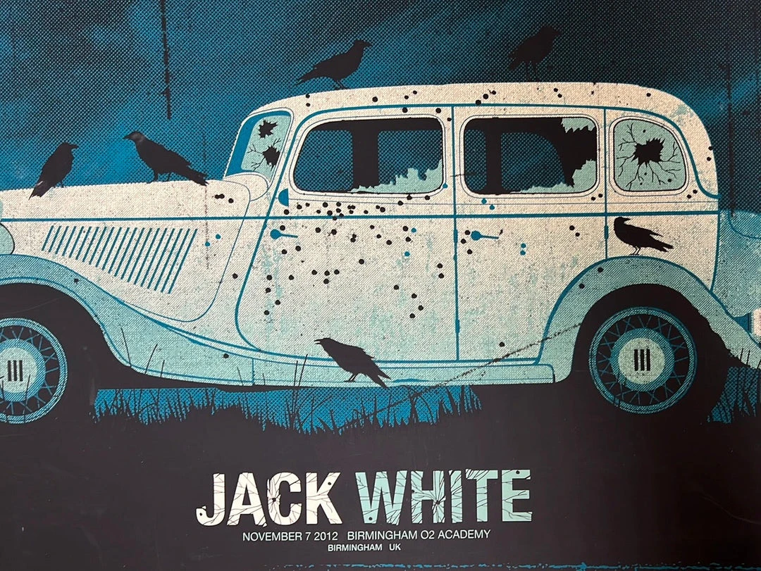 Gig Posters Jack White - 2012 Methane Poster Birmingham, GBR Academy