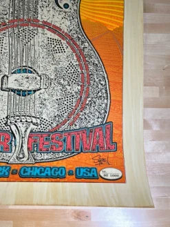 Crossroads Guitar Festival - 2007/2010 Chuck Sperry Poster, Eric Clapton Test Print