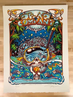 Dead & Company - 2020 AJ Masthay Poster Rivera Cancun Mexico Gig Posters