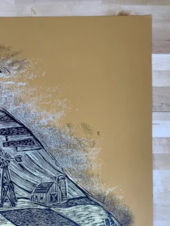 Art Prints Rural Corvus - 2009 Dan Grzeca Poster Art Print Orange