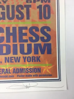 Bob Dylan/Willie Nelson - 2004 Mark Arminski Poster Fishkill, NY Dutchess Stadiu Gig Posters