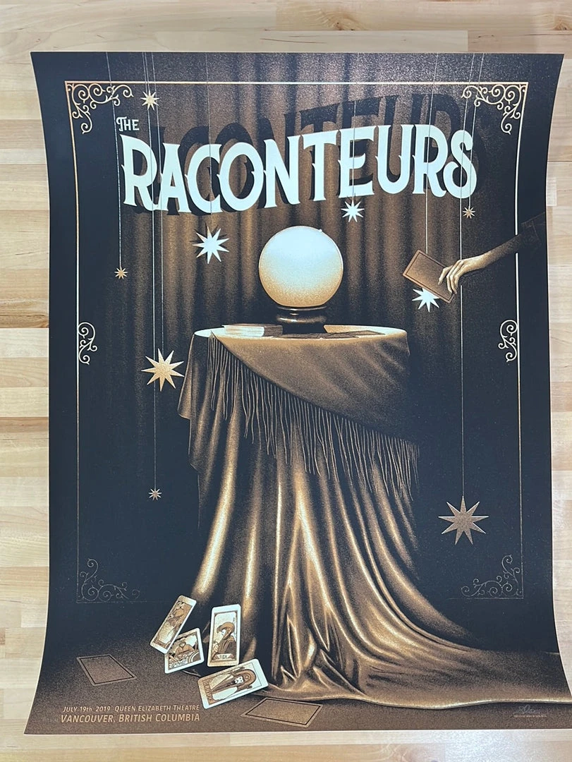 The Raconteurs - 2019 Sara Deck Poster Vancouver, BC Gig Posters