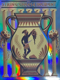 String Cheese Incident - 2021 Mike Tallman Poster Berkeley, CA FOIL Foil Posters