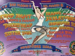 Gig Posters FD/ID 10 Second Sight - 1996 Jim Phillips Poster Maritime Hall San Fran 1st