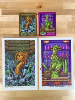 Stoned Wars - 2021 EMEK Poster Mini Print Series IIII Set Art Prints