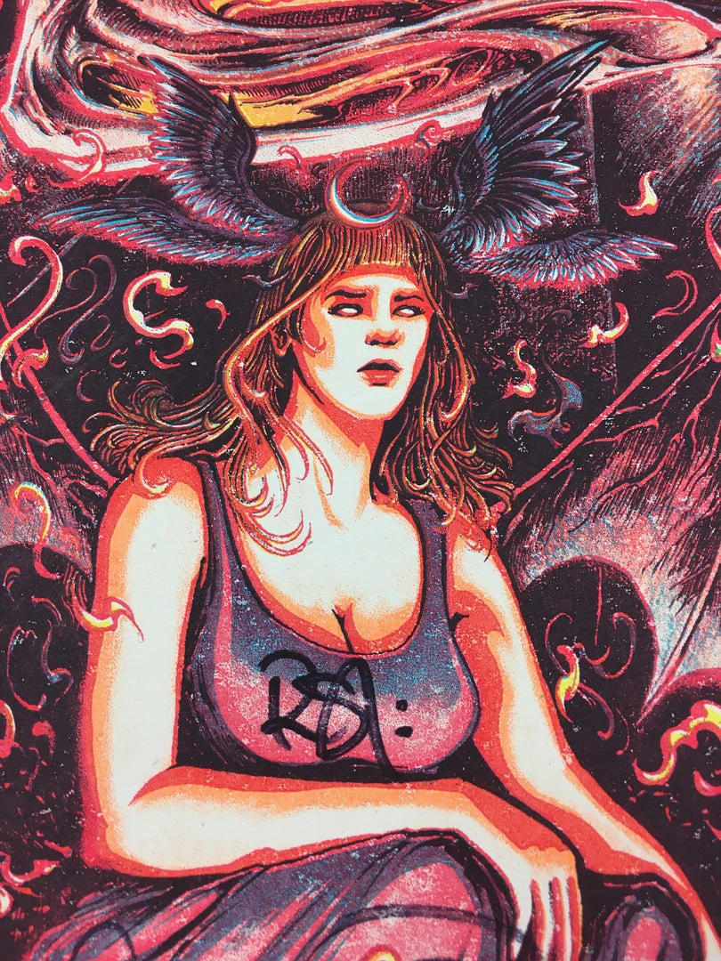 Umphrey's McGee - 2016 Miles Tsang Poster St Louis, MO The Pageant Band Autograp Gig Posters