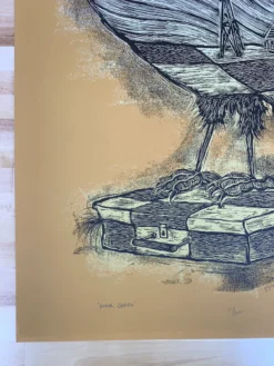 Art Prints Rural Corvus - 2009 Dan Grzeca Poster Art Print Orange