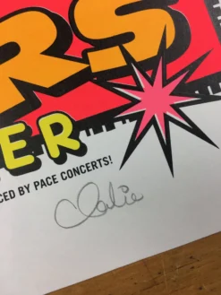 Foo Fighters - 1995 Uncle Charlie Poster Houston, TX Numbers Gig Posters