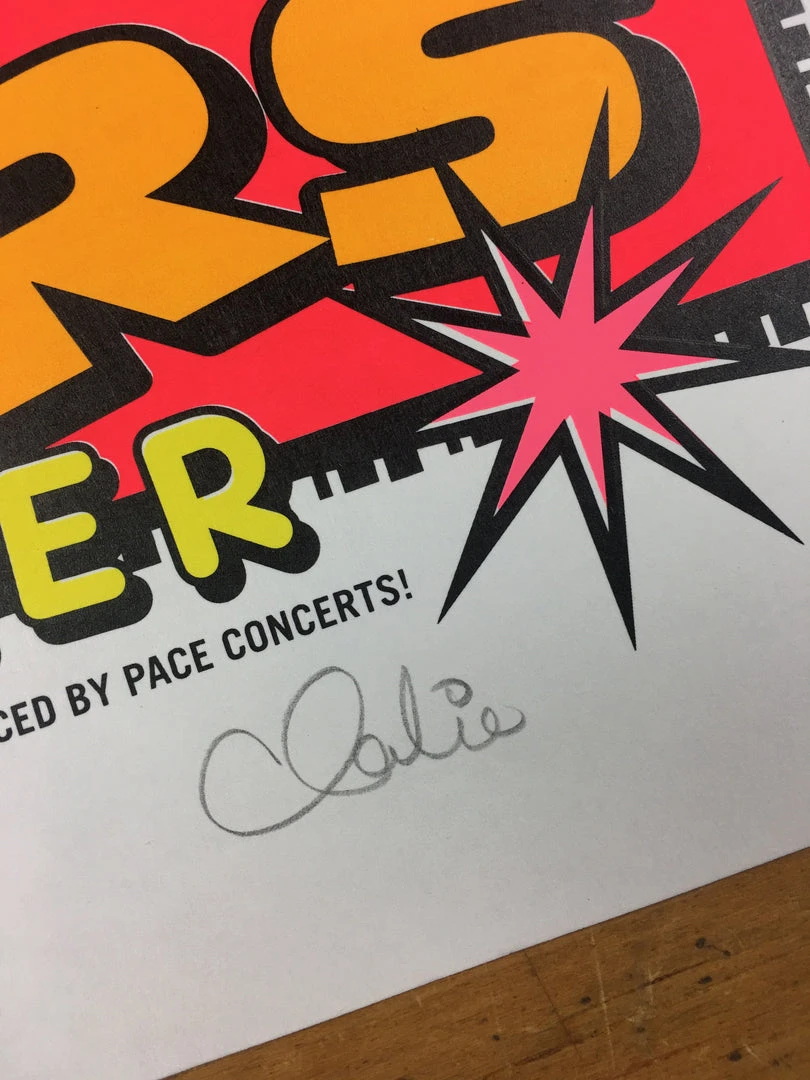 Foo Fighters - 1995 Uncle Charlie Poster Houston, TX Numbers Gig Posters