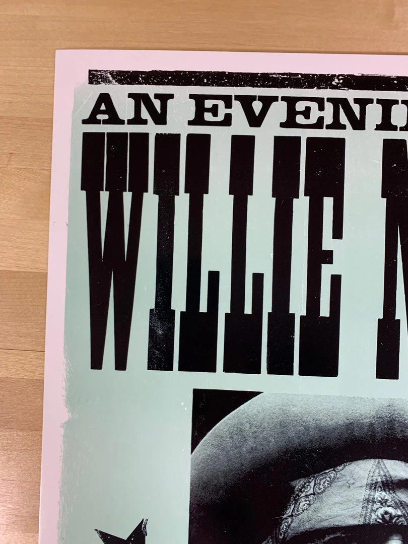 Willie Nelson - 2005 Franks Brothers Poster Smithville, Texas