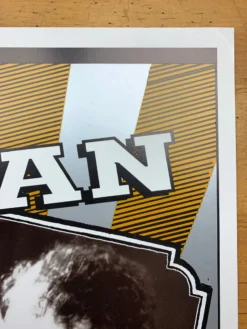 Bob Dylan - 2004 Geoff Gans Poster Rochester, NY Gordon Field House SILVER Varia