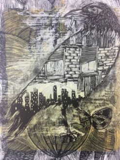 Urban Corvus - 2009 Dan Grzeca Poster Art Print