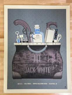 Jack White - 2012 Methane Poster Blackpool, GBR Empress Gig Posters