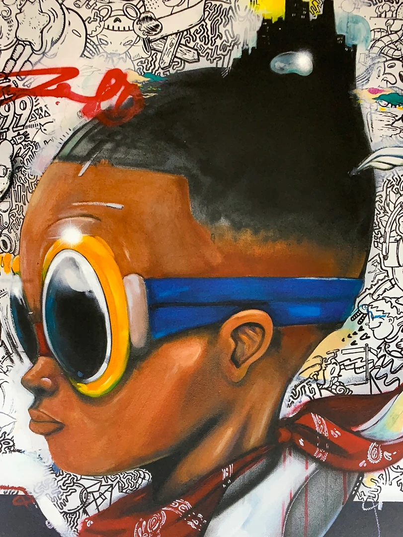 Lollapalooza - 2011 Hebru Brantley Numbered Edition Poster Gig Posters