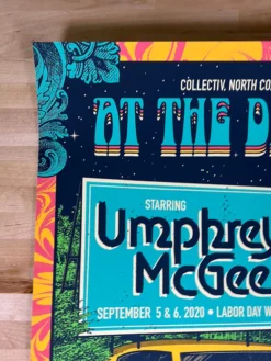 Umphrey's McGee - 2020 Status Serigraph Poster Toyota Park, IL Gig Posters