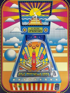 Dave Matthews Band - 2021 Nate Gonzalez Poster Wantagh, NY 1st