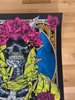 Grateful Dead - 2021 Rhys Cooper Poster Art Print Fluoro Foil