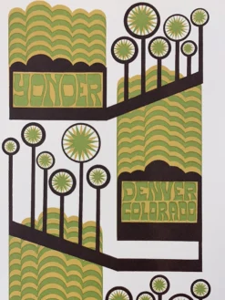 Yonder Mountain String Band - 2008 Tripp Poster Denver, CO