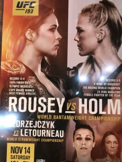 Sold Out Posters UFC 193 Poster Ronda Rousey Vs. Holly Holm PPV