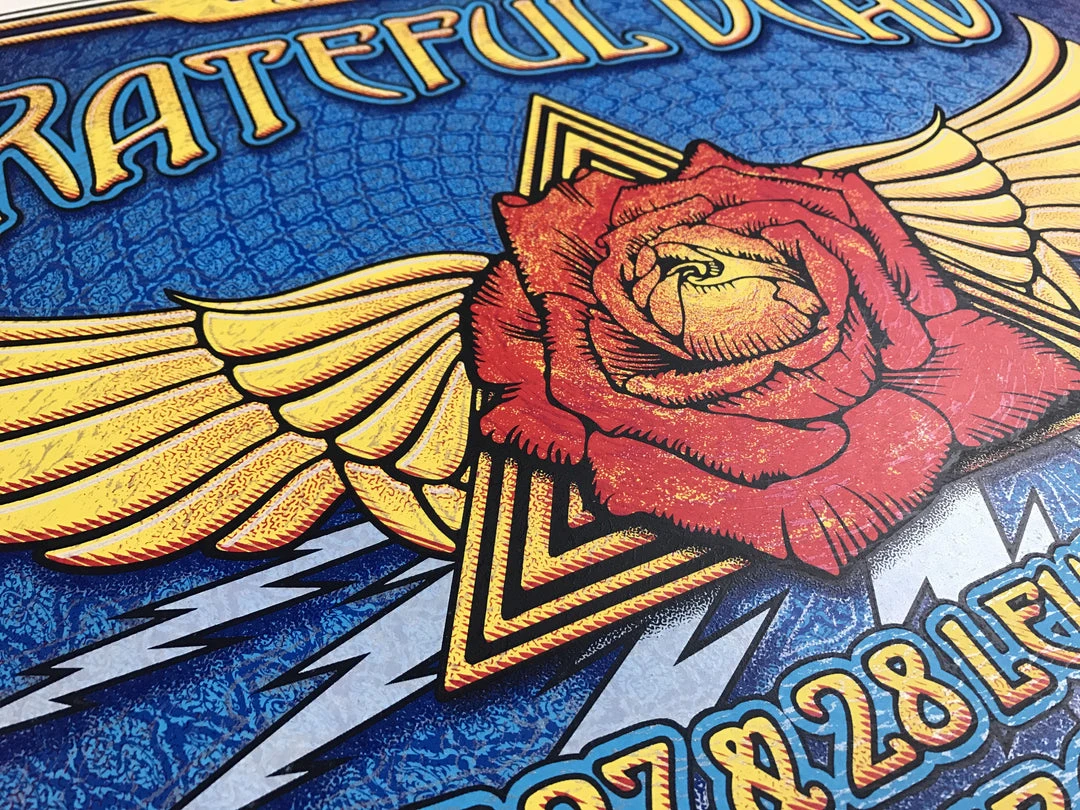 Fare Thee Well - 2015 Dave Hunter Poster Grateful Dead Santa Clara Gig Posters