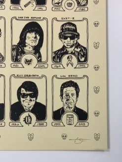 Dead Rock Stars - Fugscreens Studios Poster Art Print