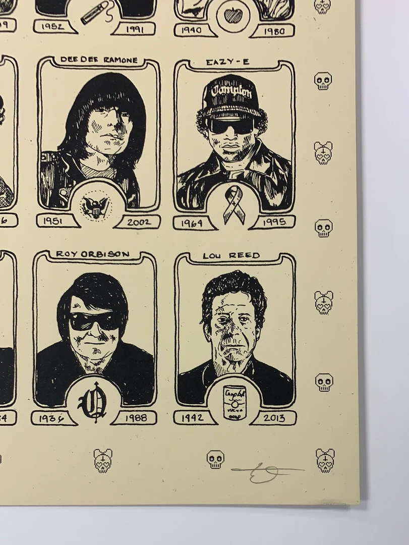 Dead Rock Stars - Fugscreens Studios Poster Art Print