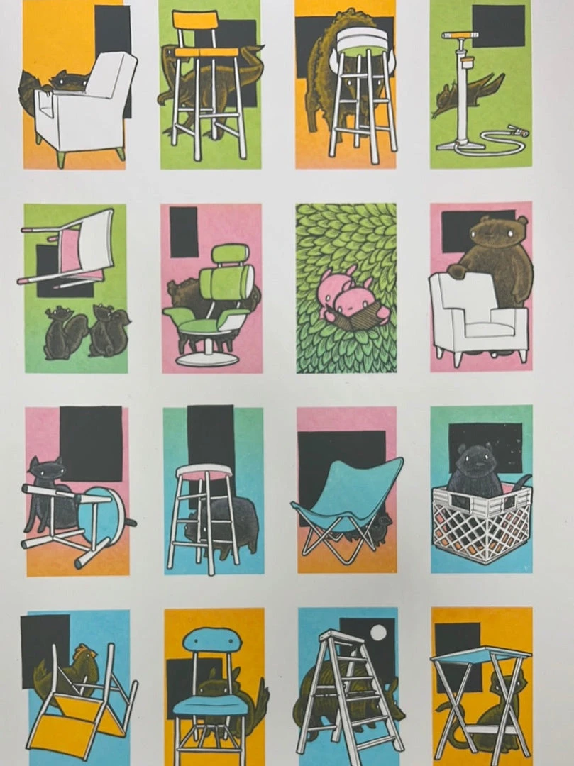 Inktober Uncut Postcard Set #1 - 2021 Jay Ryan Poster Art Print