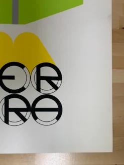 Art Prints City Center Light Opera - 1968 Gerald Laing Art Print Poster Original Vintage