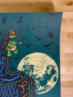 Phil Lesh - 2021 Status Serigraph Poster Nashville, TN Brooklyn Bowl Grateful Dead