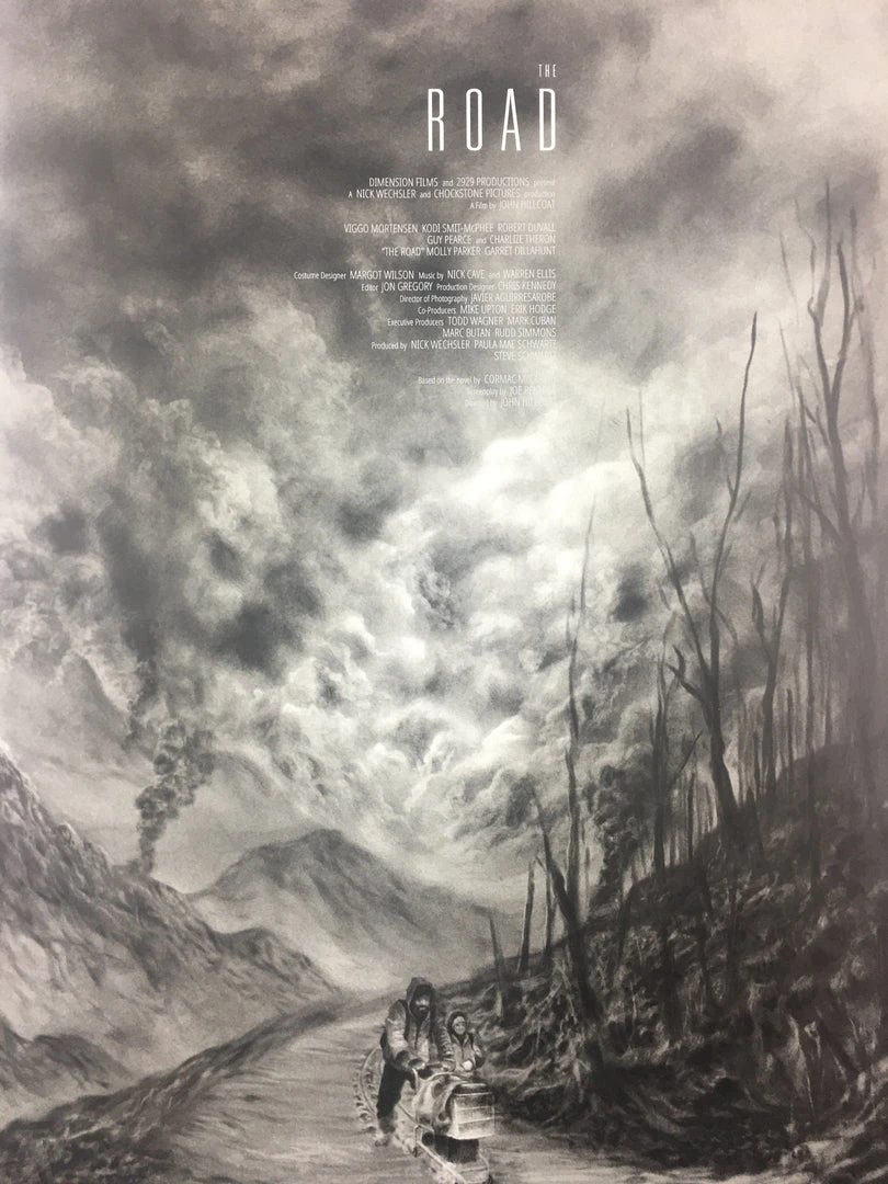 The Road - 2016 Randy Ortiz Poster MONDO, Cinema, Movie Print