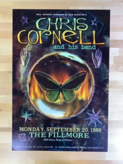 Chris Cornell - 1999 Craig Howell Poster Fillmore Auditorium San Fran 1st Gig Posters