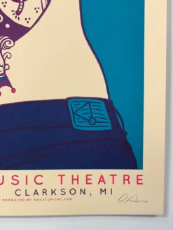 Gig Posters Kings Of Leon - 2017 Dan Grissom Poster Clarkson, MI DTE Energy