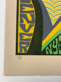 Colorado Widespread Panic Yonder - 2008/2009 Tripp Poster Denver, CO NYE