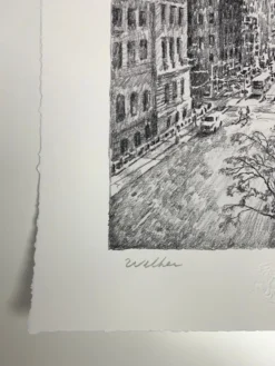 Art Prints Centre St. - 2021 David Welker Poster, Art Print