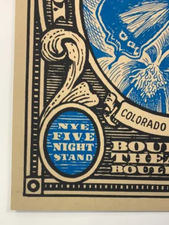 Yonder Mountain String Band - 2011 Johnny Sampson Poster Boulder, CO N2 Colorado