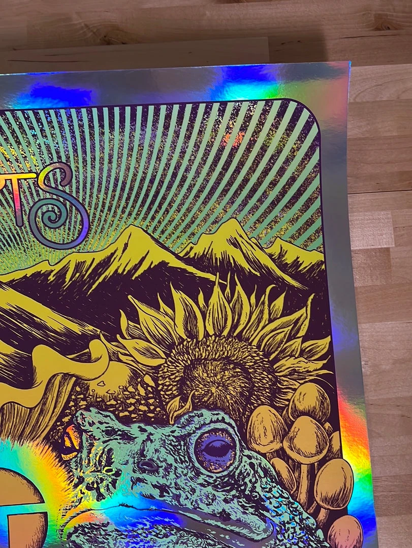 Disco Biscuits - 2022 Nathaniel Deas Poster Denver, CO FOIL Colorado
