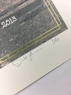 Gig Posters The Ledbury - 2013 Dan MacAdam Crosshair Poster Art Print