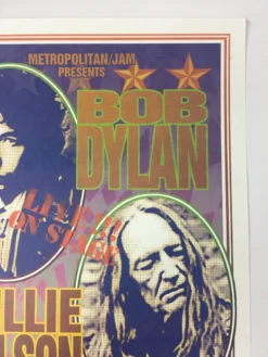 Bob Dylan/Willie Nelson - 2004 Mark Arminski Poster Fishkill, NY Dutchess Stadiu Gig Posters