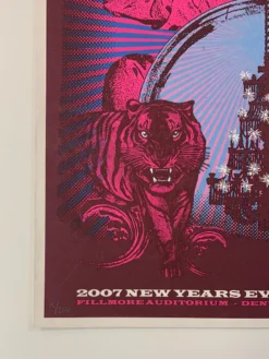 Yonder Mountain String Band - 2007 Table 2 Press Poster Denver, CO Fillmore