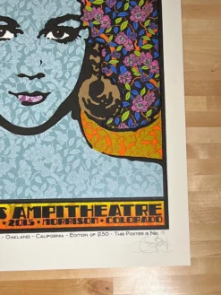 Alabama Shakes - 2015 Chuck Sperry Poster Red Rocks Morrison, CO