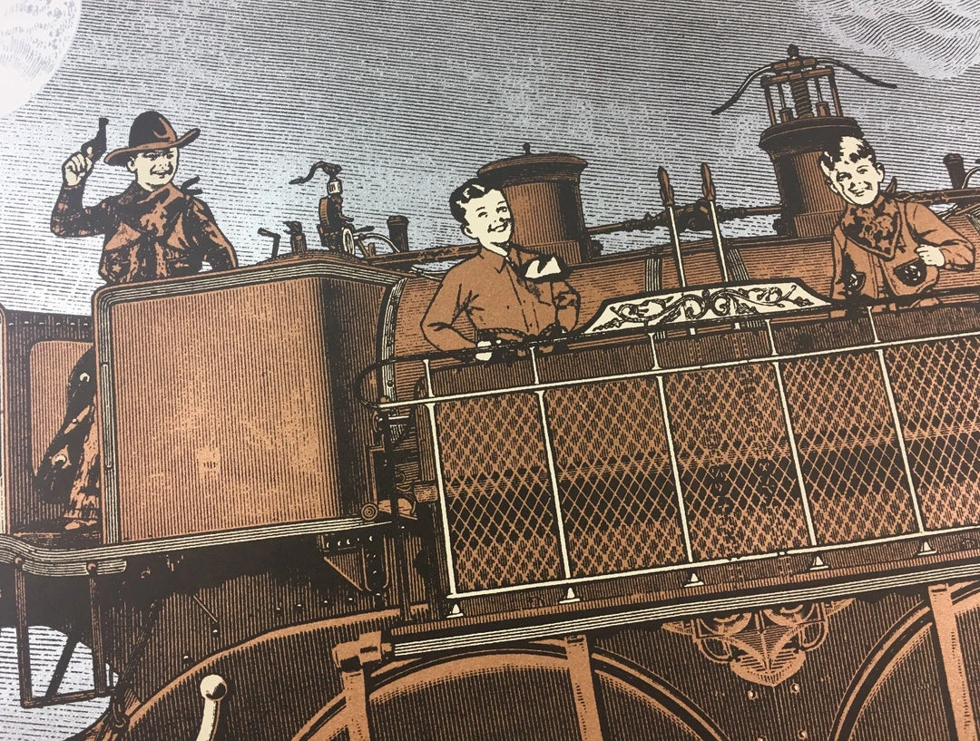 The Raconteurs - 2006 Rob Jones Poster Chicago, IL Riviera Theatre 12/31