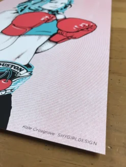 Kings Of Leon - 2017 Kate Crosgrove Poster Houston, TX Boxer Boxing