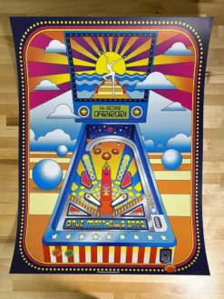 Dave Matthews Band - 2021 Nate Gonzalez Poster Wantagh, NY S/N Gig Posters