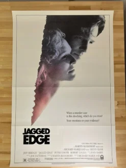 Sold Out Posters Jagged Edge - 1985 One Sheet Movie Poster Original Vintage 27x41